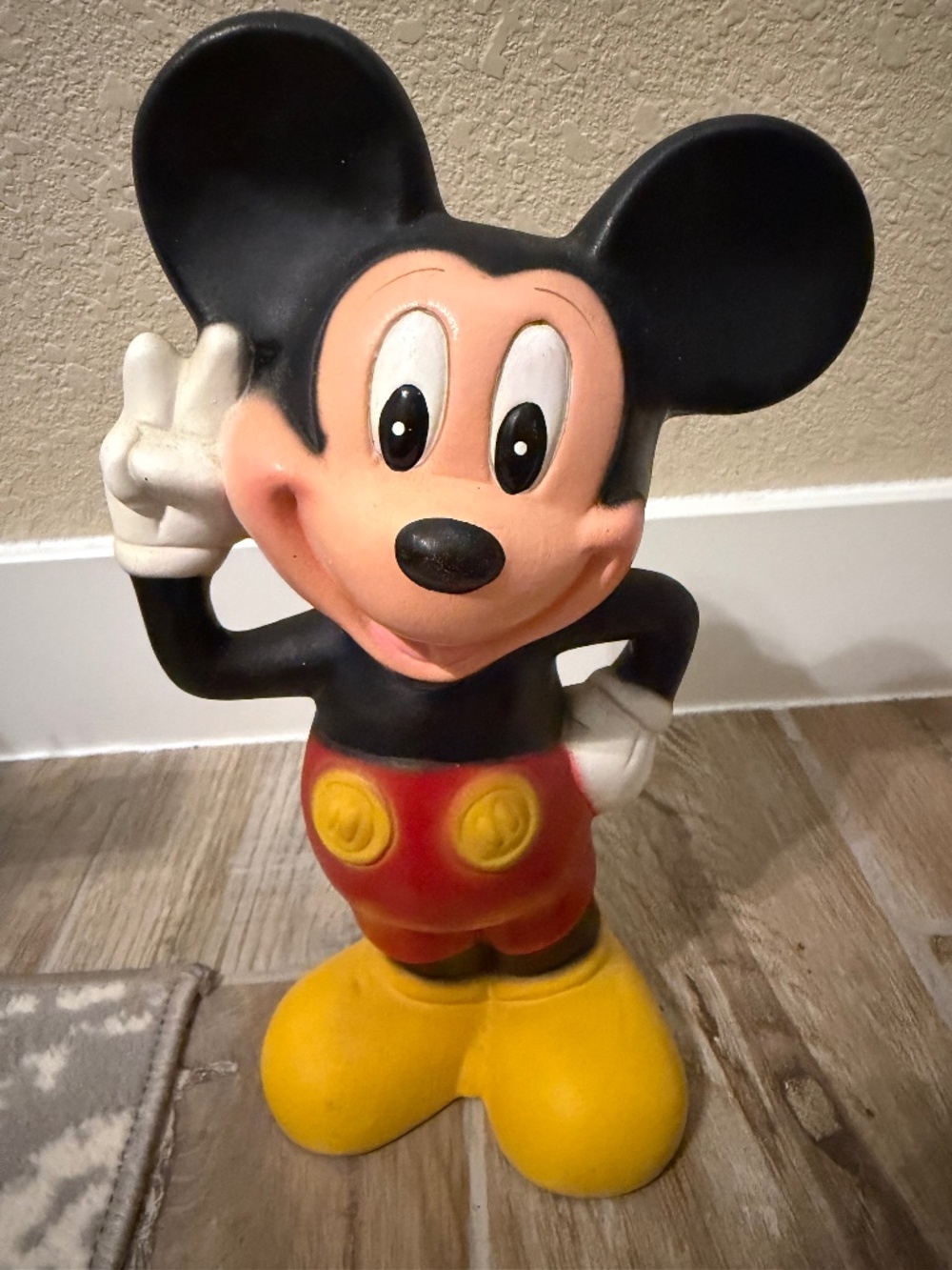 Ceramic vintage Mickey piggy bank